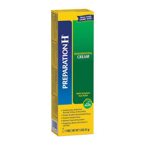 Preparation H Hemorrhoid Symptom Treatment Cream, 1.8 Oz